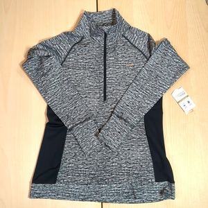 Copper Fit Limitless Women's M Compression Slimming Workout Yoga Shirt NWT! Zip